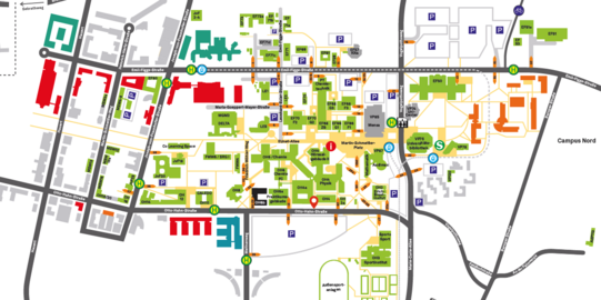 Map of the campus