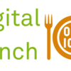 Logo vom Digital Lunch - Teller, Gabel und Messer