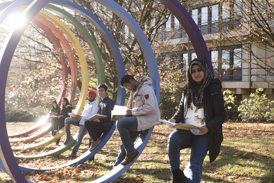 Gruppe internationaler Studierenden