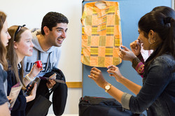 several international students facing each other in the IBZ