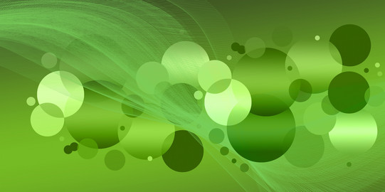 Symbolic image of equal opportunities Balls in various shades of green