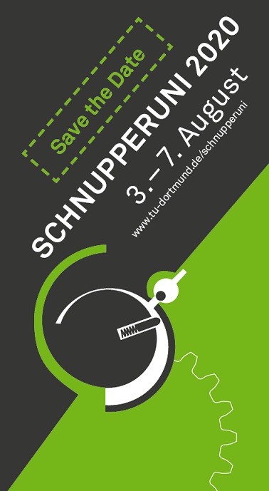 SchnupperUni 2020 Save the Date Save the Date für die SchnupperUni 2020