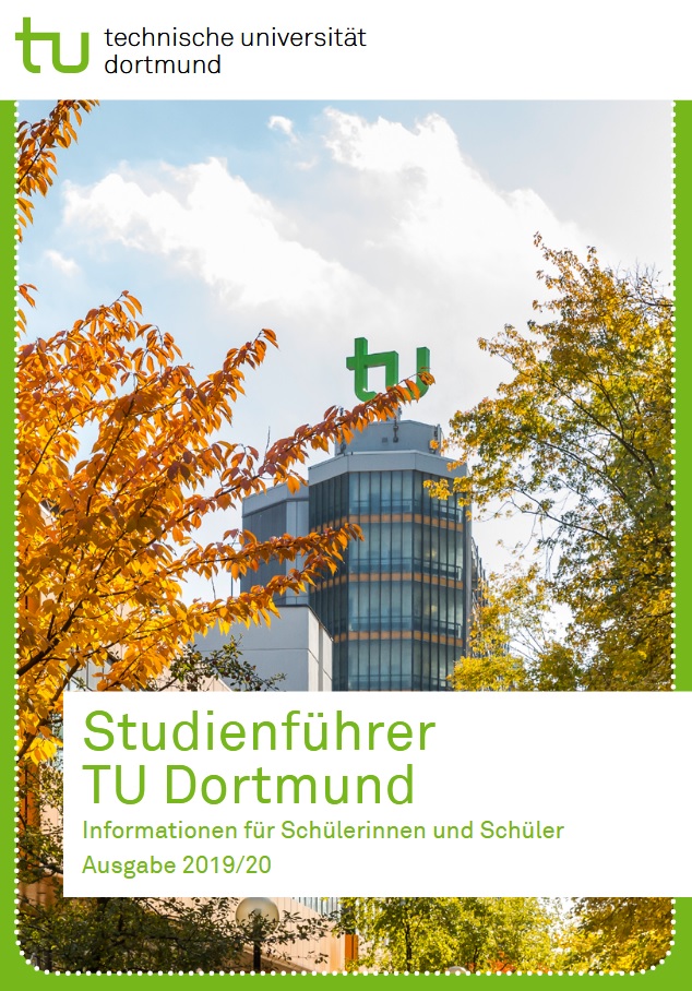 Studienführer Ausgabe 2019/2020 Cover von der Broschüre Studienführer Ausgabe 2019/2020