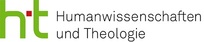 Logo der Fakultät Humanwissenschaften und Theologie: Schwarze Schrift auf weißem Grund, daneben in grün die Buchstaben h und t.