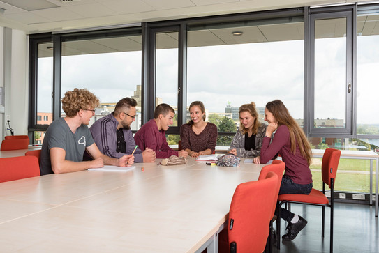 Studierende lernen zusammen