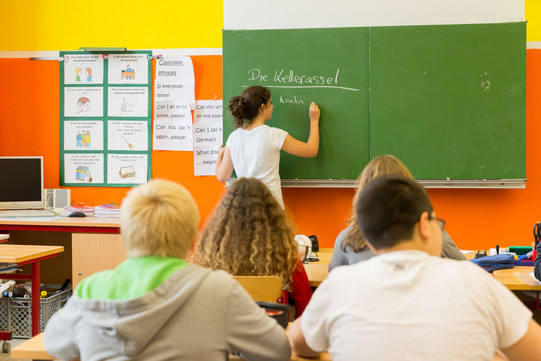 Unterricht im Klassenraum
