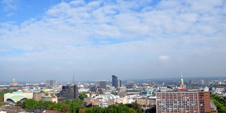 Eine Panoramaaufnahme von Dortmund.
