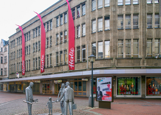 Kaufhaus in der Gelsenkirchener Innenstadt.