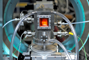 An apparatus with tubes in a laboratory