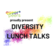 Ein bunter Flyer für den Diversity Lunch Talk