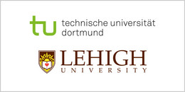 März Logos der TU Dortmund und Lehigh University.