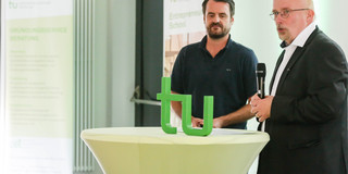 Gründerszene Prof. Andreas Liening, CET-Vorstand, und Dr. Christian Lüdtke, Gründerkoordinator Ruhr