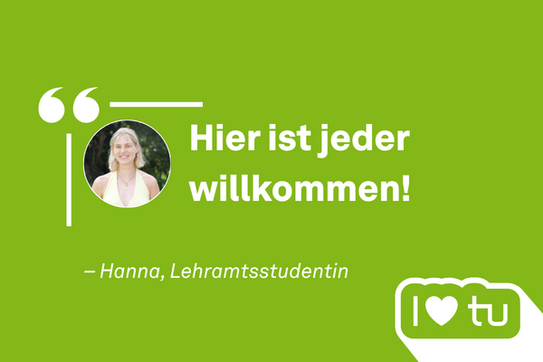 Zitat einer Studentin: Hier ist jeder willkommen!