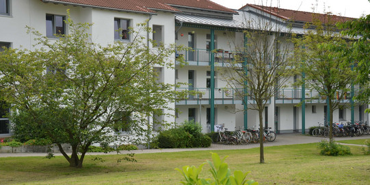 dorm three-story dorm on the campus of tu dortmund