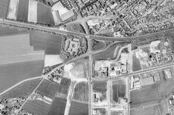 Aerial view TechnologieZentrumDortmund (TZDO).