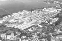 Ein Luftbild des Campus Süd aus dem Jahre 1968.