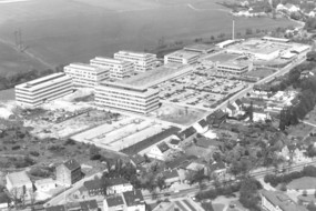 Ein Luftbild des Campus Süd aus dem Jahre 1968.