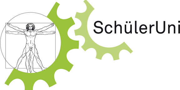 2 Zahnräder Logo der SchülerUni