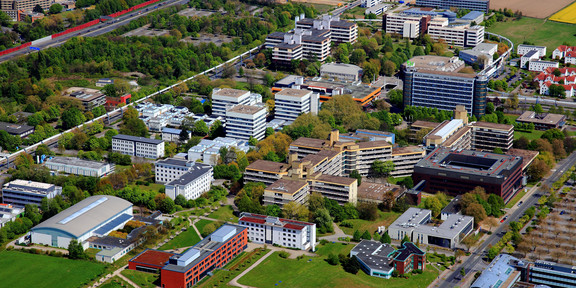 Luftaufnahme des Campus Nord