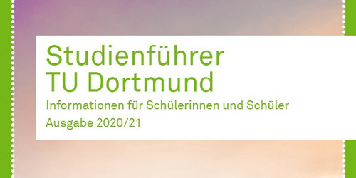 Cover von der Broschüre Studienführer Ausgabe 2020/21