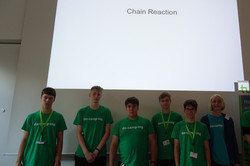 Gruppenbild der Teilnehmerinnen und Teilnehmer des Projektes Chain Reaction.
