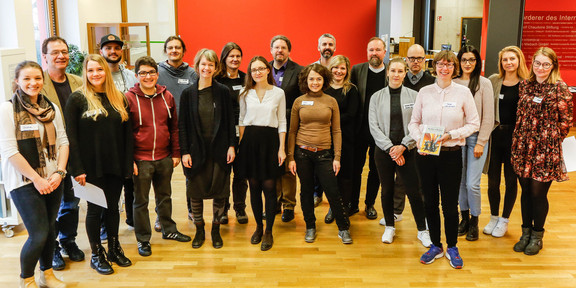 Gruppenfoto beim Gründungstreffen des europäischen HipHop-Studies-Netzwerks