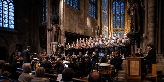 Das Dortmunder Kammerorchester beim Fest der Chöre 2024 in der Stadtkriche St. Reinoldi Dortmund.