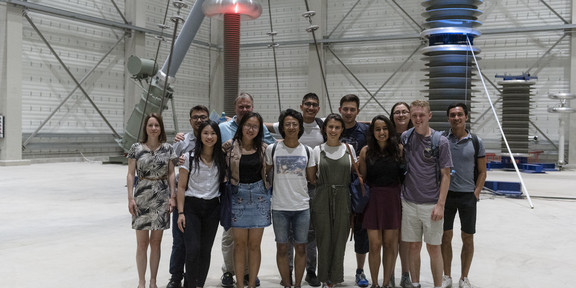 Gruppenfoto der RuhrFellows 2019 im HGÜ