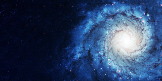Foto einer Sternengalaxie im Universum.