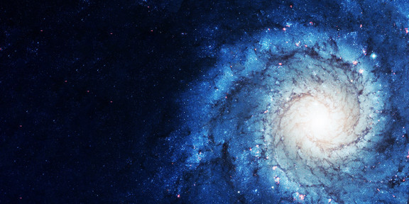 Foto einer Sternengalaxie im Universum.