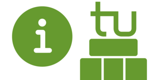 Grafik mit i-Symbol für Informationen und einem Mathetower-Symbol