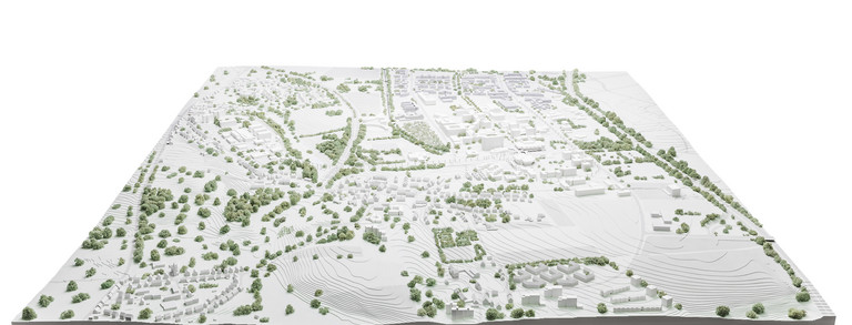 Model of TU Dortmund university A model of TU Dortmund university.