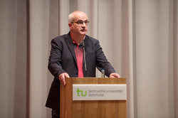 Man at lectern