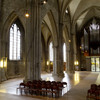 Die Reinoldi-Kirche von innen mit Blick auf die Orgel.