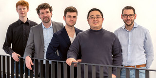 (v.l.) Dr. Patrick Antoni, Prof. Max Hansmann, M.Sc. Julian Holstein, Dr. Qiu Sun, Dr. David Tymann