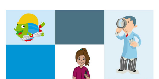 Maskottchen der KinderUni als Grafik