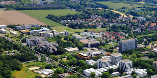 Luftbild Luftbild des Campus der TU Dortmund inklusive Gebäude der Fachhochschule Dortmund