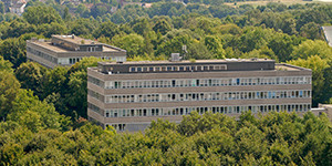 Geschossbau IV Luftbild des Geschossbaus IV