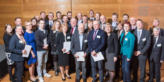 Group photo at the donors meeting