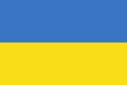 Februar Flagge der Ukraine
