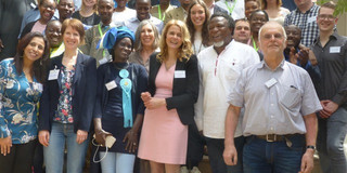Gruppenfoto des europäisch-afrikanischen Journalisten-Gipfels