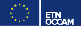 Schriftzug ETN OCCAM neben EU-Flagge