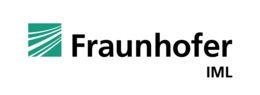 The Frauenhofer IML logo. A dark green graphic and black lettering.
