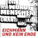 Die Inschrift „Die Würde des Menschen ist unantastbar“ und der Ausstellungstitel