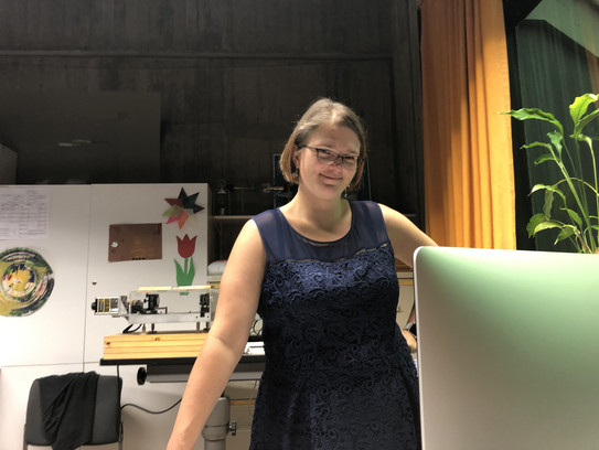 Britta Störmer-Zöhl im Labor.