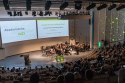 United Harriet Colliery Band An orchestra plays on stage