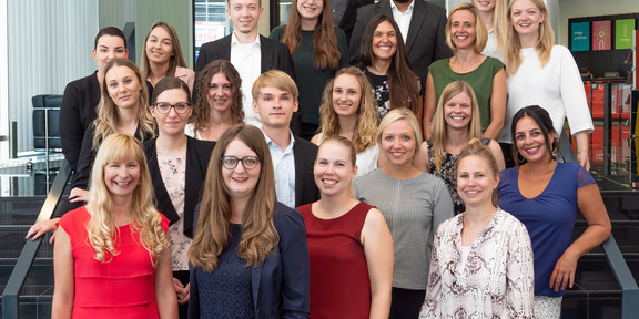 Uni meets innogy Group photo with students