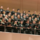 Der Universitätschor Dortmund probt auf der Chorempore des Konzerthaus Dortmund.