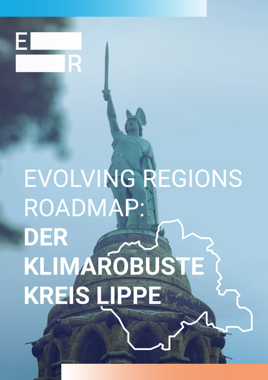 Titelblatt einer Roadmap von Evolving Map für den Kreis Lippe