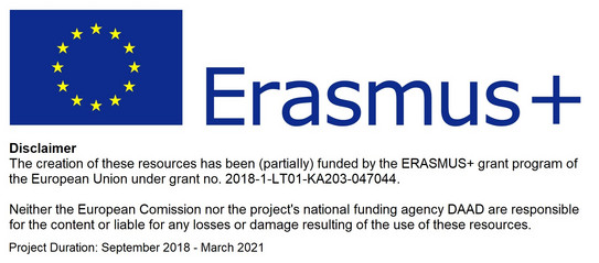 Erasmus Disclaimer Duration Erasmus Logo